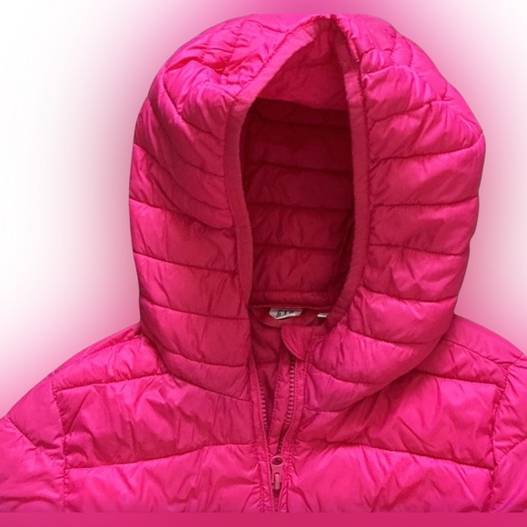 GAP Kids Pink Puffer Jacket Girls Size XXL EUC - Picture 3 of 5